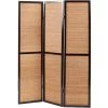 MILIBOO Paravent Bambou Et Bois Style Asiatique Suwa - Noir -France MILIBOO Soldes 2022 13150764 1