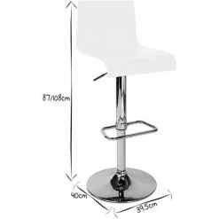 MILIBOO Tabouret De Bar / Cuisine Moderne NEWSURF (lot De 2) - Noir - Noir -France MILIBOO Soldes 2022 13150795 4