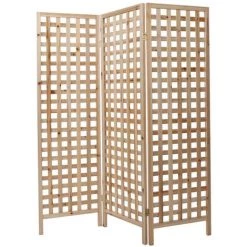 MILIBOO Paravent En Bois Naturel AKKIKO - Naturel