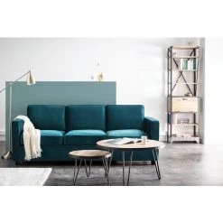 MILIBOO Étagère Industrielle En Manguier Massif Et Métal ATELIER - Bois Clair / Noir -France MILIBOO Soldes 2022 13150843 5