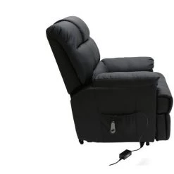 MILIBOO Fauteuil Relax électrique Releveur PHOEBE - Noir - Noir -France MILIBOO Soldes 2022 13150865 3