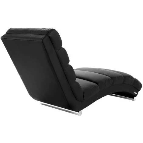 MILIBOO Chaise Longue / Fauteuil Design TAYLOR - Noir - Noir 5 MILIBOO Chaise Longue / Fauteuil Design TAYLOR - Noir - Noir – Image 3