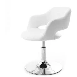 MILIBOO Fauteuil Design JESSY - Blanc - Blanc -France MILIBOO Soldes 2022 13150900 3