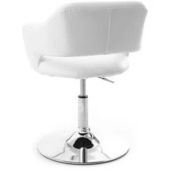 MILIBOO Fauteuil Design JESSY - Blanc - Blanc -France MILIBOO Soldes 2022 13150900 4