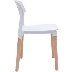MILIBOO Chaises Design Scandinave (lot De 2) GILDA - Blanc - Blanc -France MILIBOO Soldes 2022 13150973 4
