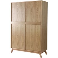 MILIBOO Penderie Deux Portes Design Scandinave HELIA - Blanc 9 MILIBOO Penderie Deux Portes Design Scandinave HELIA - Blanc -France MILIBOO Soldes 2022 13150975 4