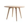 MILIBOO Table à Manger Design Ronde D120 Cm LIVIA - Frêne - Frêne