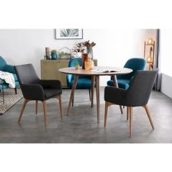 MILIBOO Fauteuils Design Polyester (lot De 2) SHANA - Gris Anthracite - Gris Anthracite -France MILIBOO Soldes 2022 13151036 5
