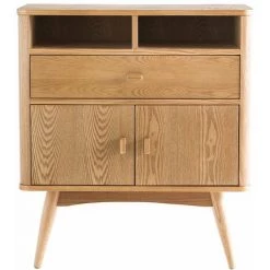 MILIBOO Buffet Design 2 Portes Frêne NORDECO - Frêne