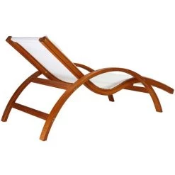 MILIBOO Chaise Longue Bain De Soleil Blanc Cassé BIARRITZ - Blanc Cassé -France MILIBOO Soldes 2022 13151044 3