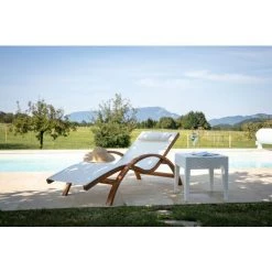 MILIBOO Chaise Longue Bain De Soleil Blanc Cassé BIARRITZ - Blanc Cassé -France MILIBOO Soldes 2022 13151044 5
