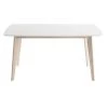 MILIBOO Table à Manger Design L150 Cm LEENA - Blanc - Blanc -France MILIBOO Soldes 2022 13151069 1