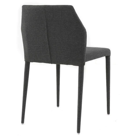 MILIBOO Chaises Empilables Design (lot De 2) KARLA - Gris Foncé - Gris Foncé 6 MILIBOO Chaises Empilables Design (lot De 2) KARLA - Gris Foncé - Gris Foncé – Image 4