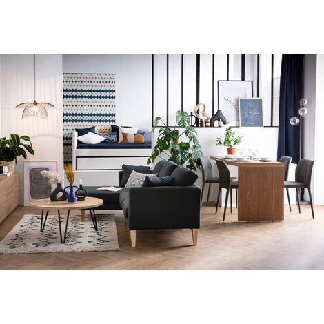 MILIBOO Chaises Empilables Design (lot De 2) KARLA - Gris Foncé - Gris Foncé 7 MILIBOO Chaises Empilables Design (lot De 2) KARLA - Gris Foncé - Gris Foncé – Image 5