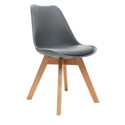 MILIBOO Chaises Scandinaves Bois (lot De 4) PAULINE - Gris - Gris -France MILIBOO Soldes 2022 13151151 3