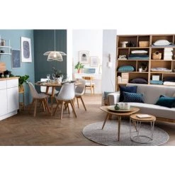 MILIBOO Chaises Scandinaves Bois (lot De 4) PAULINE - Gris - Gris -France MILIBOO Soldes 2022 13151151 5