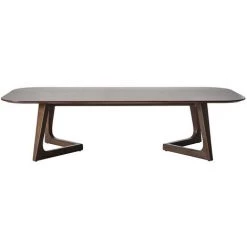 MILIBOO Table Basse Design Noyer L150 Cm JUKE - Noyer