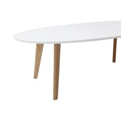 MILIBOO Table Basse Scandinave L120 Cm EKKA - Blanc - Blanc -France MILIBOO Soldes 2022 13151208 3