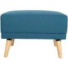 MILIBOO Pouf / Repose Pieds Tissu ULLA - Bleu Canard - Bleu Canard -France MILIBOO Soldes 2022 13151214 1