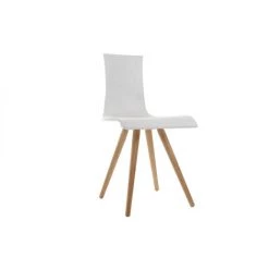 MILIBOO Chaises Design Bois Et Blanc (lot De 2) BALTIK - Blanc -France MILIBOO Soldes 2022 13151216 3