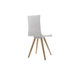 MILIBOO Chaises Design Bois Et Blanc (lot De 2) BALTIK - Blanc -France MILIBOO Soldes 2022 13151216 4