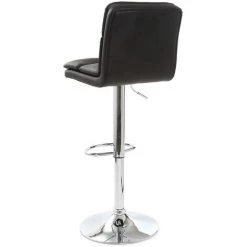 MILIBOO Tabouret De Bar Design PU (lot De 2) CLARK - Noir - Noir -France MILIBOO Soldes 2022 13151237 4