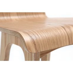 MILIBOO Chaise De Bar Scandinave Bois 65 Cm BALTIK - Bois Clair / Blanc - Bois Clair / Blanc -France MILIBOO Soldes 2022 13151277 4
