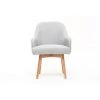 MILIBOO Fauteuil Scandinave Bois MONA - Gris Clair - Gris Clair -France MILIBOO Soldes 2022 13151279 1