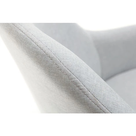 MILIBOO Fauteuil Scandinave Bois MONA - Gris Clair - Gris Clair 6 MILIBOO Fauteuil Scandinave Bois MONA - Gris Clair - Gris Clair – Image 4