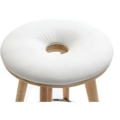 MILIBOO Tabouret De Bar Scandinave 65cm PU Pieds NORDECO - Bois Clair / Blanc - Bois Clair / Blanc 8 MILIBOO Tabouret De Bar Scandinave 65cm PU Pieds NORDECO - Bois Clair / Blanc - Bois Clair / Blanc -France MILIBOO Soldes 2022 13151289 3