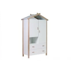 MILIBOO Armoire Enfant Design BIRDY - Bois Clair / Blanc -France MILIBOO Soldes 2022 13151302 3
