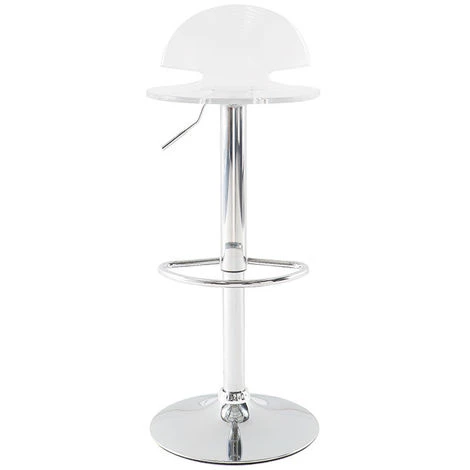 MILIBOO Tabouret De Bar Design Plexiglas Lot De 2 ORION - Transparent - Transparent 4 MILIBOO Tabouret De Bar Design Plexiglas Lot De 2 ORION - Transparent - Transparent – Image 2