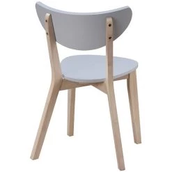 MILIBOO Chaises Design Pieds Bois (lot De 2) LEENA - Gris - Gris -France MILIBOO Soldes 2022 13151311 4