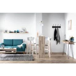 MILIBOO Tabourets De Bar Scandinave Bois 65cm (lot De 2) LEENA - Gris - Gris -France MILIBOO Soldes 2022 13151317 5