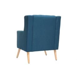 MILIBOO Fauteuil Design Scandinave Bois BRIGHTON - Bleu Canard - Bleu Canard -France MILIBOO Soldes 2022 13151326 3