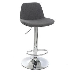 MILIBOO Tabourets De Bar Design Tissu (lot De 2) ZACK - Gris Foncé - Gris Foncé -France MILIBOO Soldes 2022 13151330 3