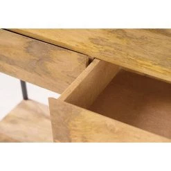 MILIBOO Console Industrielle En Manguier Massif Et Métal L110 Cm YPSTER - Bois Clair / Noir -France MILIBOO Soldes 2022 13151350 4