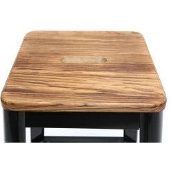 MILIBOO Tabouret De Bar Design Bois 75 Cm NICK - Noir - Noir 8 MILIBOO Tabouret De Bar Design Bois 75 Cm NICK - Noir - Noir -France MILIBOO Soldes 2022 13151389 3