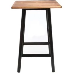 MILIBOO Table De Bar Design JONES - Noir - Noir