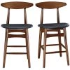 MILIBOO Tabouret De Bar Vintage Noyer Et PU Noir 65 Cm (lot De 2) WALFORD - Noyer / Noir 1 MILIBOO Tabouret De Bar Vintage Noyer Et PU Noir 65 Cm (lot De 2) WALFORD - Noyer / Noir -France MILIBOO Soldes 2022 13151396 1