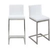 MILIBOO Tabourets De Bar Design Avec Pieds Métal (lot De 2) STELLAR - Blanc - Blanc -France MILIBOO Soldes 2022 13151408 1
