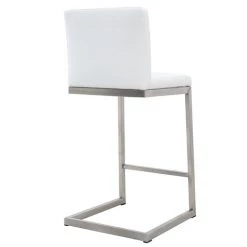 MILIBOO Tabourets De Bar Design Avec Pieds Métal (lot De 2) STELLAR - Blanc - Blanc -France MILIBOO Soldes 2022 13151408 4