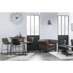 MILIBOO Tabourets De Bar Vintage 61 Cm (lot De 2) NEW ROCK - Noir - Noir -France MILIBOO Soldes 2022 13151415 5