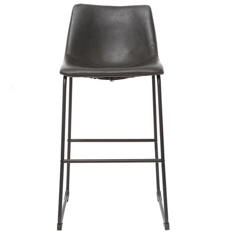 MILIBOO Tabourets De Bar Vintage 73 Cm (lot De 2) NEW ROCK - Noir - Noir 4 MILIBOO Tabourets De Bar Vintage 73 Cm (lot De 2) NEW ROCK - Noir - Noir – Image 2
