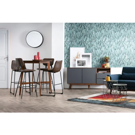 MILIBOO Tabourets De Bar Vintage 73 Cm (lot De 2) NEW ROCK - Noir - Noir 7 MILIBOO Tabourets De Bar Vintage 73 Cm (lot De 2) NEW ROCK - Noir - Noir – Image 5