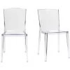 MILIBOO Chaises Design Empilables (lot De 2) ISLAND - Transparent - Transparent -France MILIBOO Soldes 2022 13151499 1