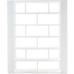 MILIBOO Bibliothèque Séparateur D'espace Design Blanc MUSSO - Blanc