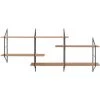 MILIBOO Etagère Murale XL Bois Métal BRIDGE - Bois Clair / Noir - Bois Clair / Noir -France MILIBOO Soldes 2022 13151521 1