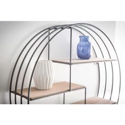 MILIBOO Etagère Murale Design Ronde Bois Et Métal ENSO - Bois Verni 7 MILIBOO Etagère Murale Design Ronde Bois Et Métal ENSO - Bois Verni -France MILIBOO Soldes 2022 13151523 3
