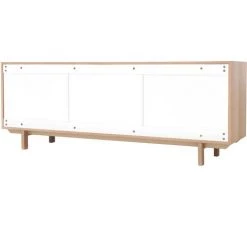 MILIBOO Buffet Scandinave Bois Et Blanc L195cm SID - Bois Clair / Blanc -France MILIBOO Soldes 2022 13151589 4